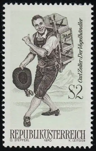 1339 Opérettes (II), Le marchand d'oiseaux, Carl Zeller, 2 S, frais de port, **