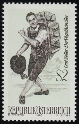 1339 Opérettes (II), Le marchand d'oiseaux, Carl Zeller, 2 S, frais de port, **