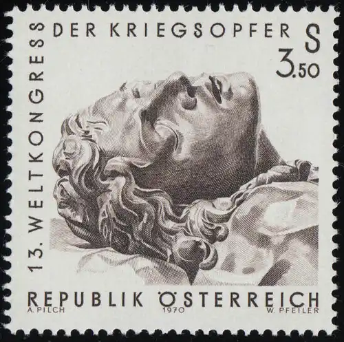 1337 Weltkongress Kriegsopfer, Heiliger Johannes, 3.50 S, postfrisch, **