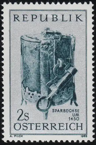 1317 Spargedanke, Sparbüchse (um 1450), 2 S, postfrisch **