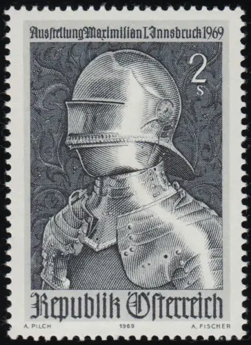 1302 Exposition Maximilien Ier, Gothique Arsenic Armure Kaiser Maxime., 2 S **