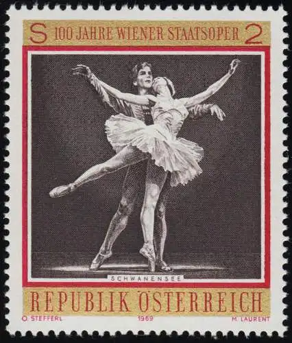 1301 100 J. Wiener Staatsoper, Schwanensee, Tchaïkovski, 2 S, post-free **
