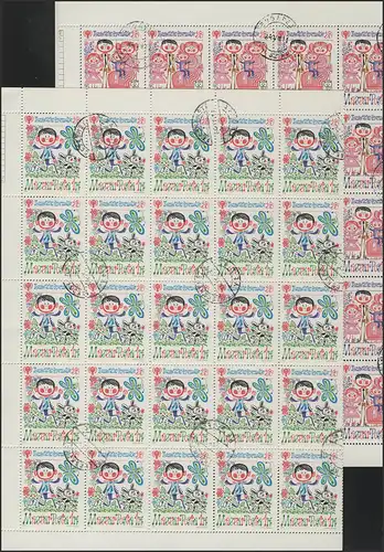 Hongrie: Famille & Jouer 2 arcs de 50 marques par jour O, plié au milieu