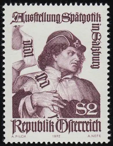 1393 Fin gothique à Salzbourg, Saint Hermès peinture, 2 S post-fraîchissement **