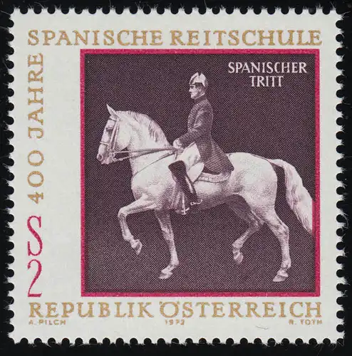 1395 400 J. Spanische Reitschule, Spanischer Tritt, 2 S postfrisch **