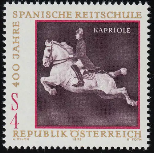 1399 400 J. Ecole d'Equitation Espagnole, Kapiole, 4 S Postfreich **