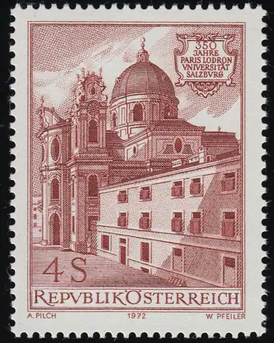 1402 350 ans Université Paris-Lodron, Salzbourg Colognekirche 4 p. **