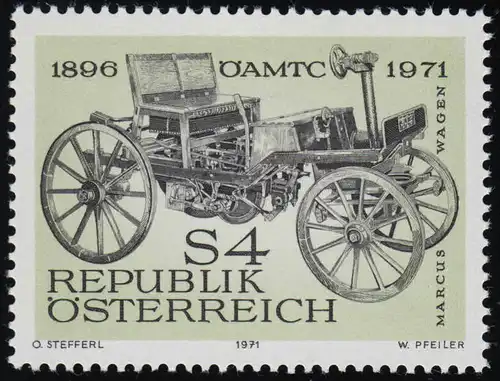 1371 75 J. Ost. Automobile, moto + Touring Club, Marcus-Wagen, 4 S **