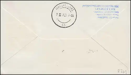 Lufthansa Premier vol LH 540/541 Boeing 747 FRANKFURT MAIN/ JOHANNESBURG 3.2.1972