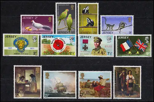 49-60 Jersey millésime 1971, ** post-fraîchissement