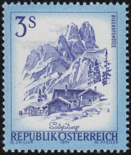 1442y Marque libre: Belle Autriche, Casquette évêque Dachsteinmassiv, 3 S **