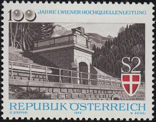 1429 100 J. erste Wiener Hochquellenleitung, Kaiserbrunnen Höllental 2 S, **