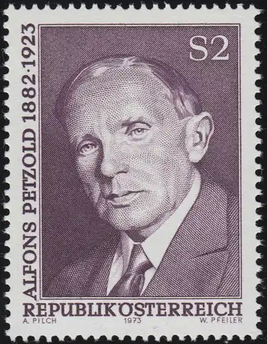 1410 50e anniversaire de la mort, Alfons Petzold (1882-1903) poète, 2 p., frais de port **