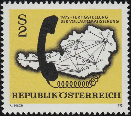 1409 Achèvement de l'automatisation complète, écouteurs téléphoniques avant carte, 2 S **