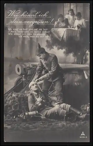 AK PH 3029-2 "Comment puis-je oublier ton" Camarade blessé, LANDAU 16.2.16