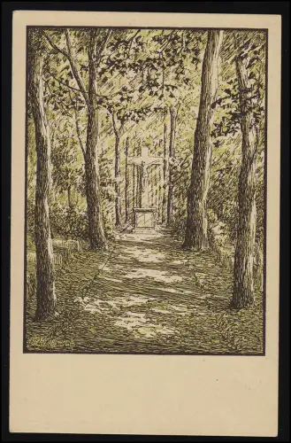 AK Set (8) âme de la maison, Erich W. Eiland, dessins de pierre, inutilisé