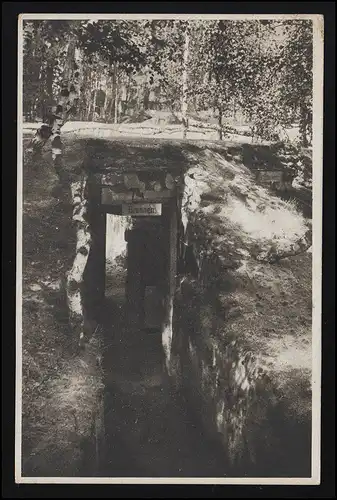 Foto AK Feldstellung Vahrenwalder Heide HANNOVER Nr. 5 Brunnen Feldpost 27.11.15