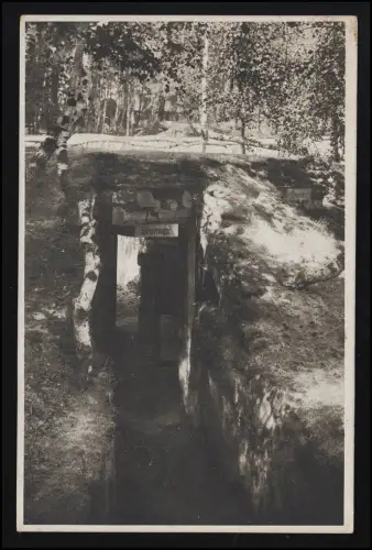 Foto AK Feldstellung Vahrenwalder Heide HANNOVER Nr. 5 Brunnen Feldpost 27.11.15