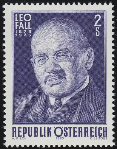 1492 50e anniversaire de la mort, Léo Fall (1873-1925) compositeur, 2 p., frais de port **