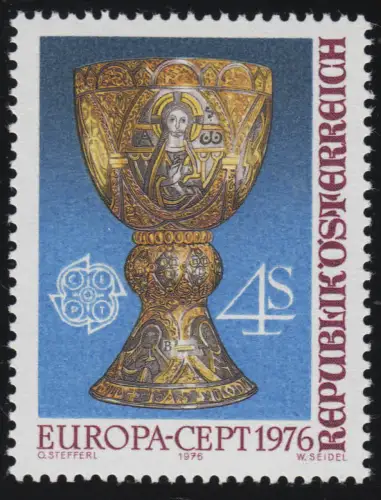 1516 Europe: Artisanat, stylo de Tassilokelch Kremsmünster, 4 p, frais de port **
