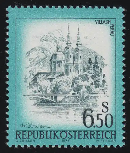 1549 Freitmarke: Belle Autriche, Villach-Perau/ Carinthie 6.50 S Postfreich **