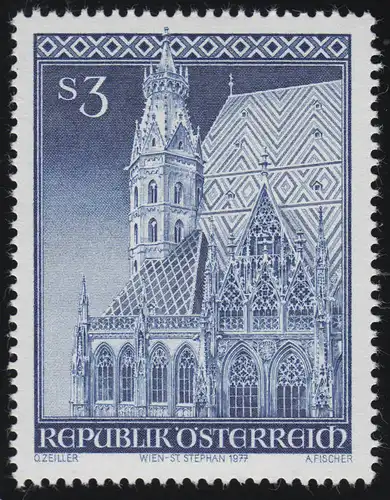 1545 25e anniversaire Réouverture Stephansdom, Tour des Gentils, 3 p., frais de port **