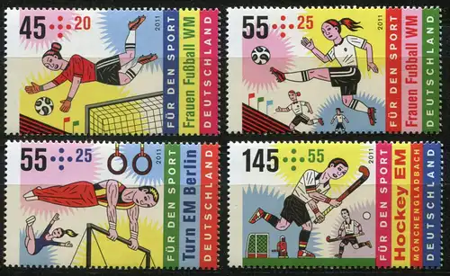 2857-2860 Sporthilfe 2011 - Satz postfrisch **