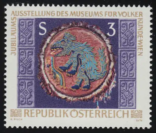 1570 Exposition Jubilé Musée d'histoire nationale, bouclier aztèque Coyote, 3 S **