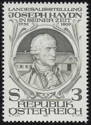 1704 Landesausstellung Joseph Haydn in seiner Zeit, Haydn, 3 S postfrisch **