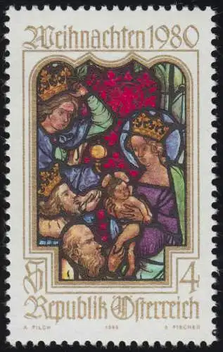 1663 Noël, Adoration des Rois, Eglise paroissiale Vikting, 4 S, frais de port **