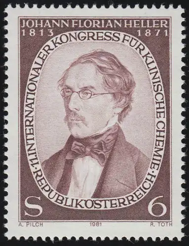 1676 Congrès international de chimie clinique, Johann Florian Heller 6 S **