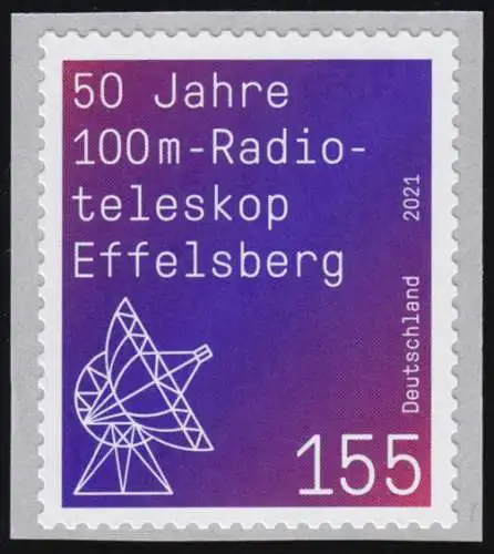 3622 Radiotélescope Effsberg autocollant du rouleau ** frais