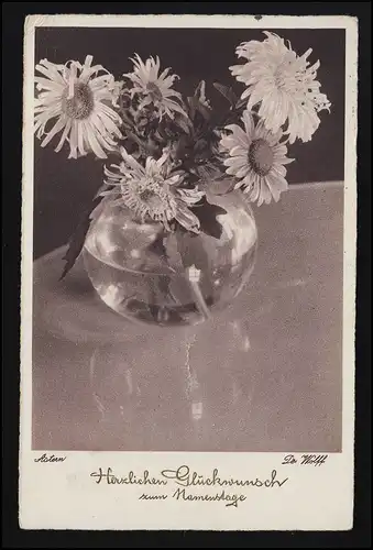 M & B Nr. 506 Photo AK Monotinta, Astern in Glas, KAISERSLAUTER 2.5.1932