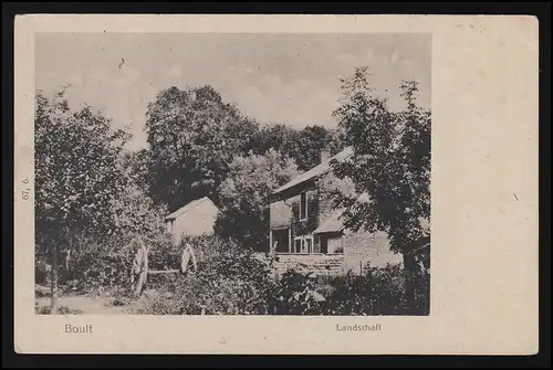 AK BOULT/ Frankreich Landschaft Nr. 67, 6., Kriegspostkarte, Feldpost 24.2.1917
