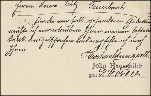 Carte postale P 25 SVERIGE-SUEDE avec DV 411, STOCKHOLM 20.1.12 vers Feuerbach/Württ