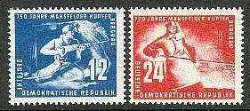 273-274 Bergbau-Groenier-Kupfer-Werfer 1950, série post-fraîchissement **