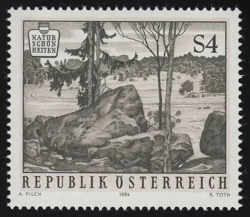 1784 Beautés naturelles en Autriche (I) Parc naturel Blockheide Eibenstein, 4 p. **