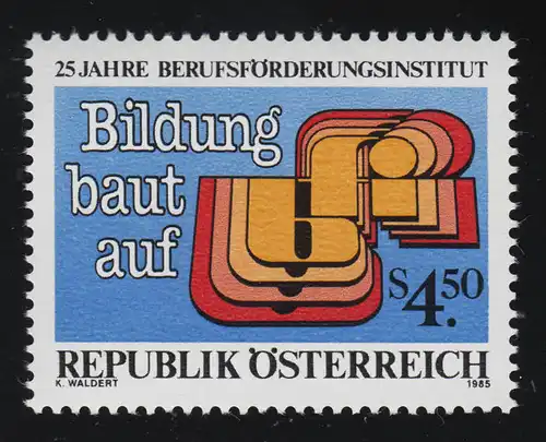 1804 25 Jahre Berufsförderungsinstitut, Emblem, 4.50 S, postfrisch **