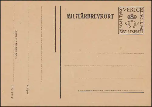 Poste militaire BRETOUR MILITAIRE DE FALTPOST sans pression, point dans I, ** post-fraîchissement