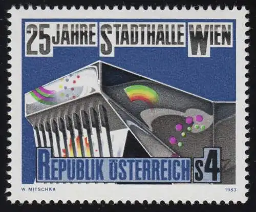 1742 25 ans Stadthalle de Vienne, parties de la Stadhalle Vienne 4 S Postfreich **