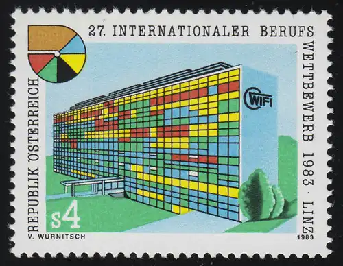 1747 Concours international professionnel, Linz, Chambre de commerce + emblème 4 S, **