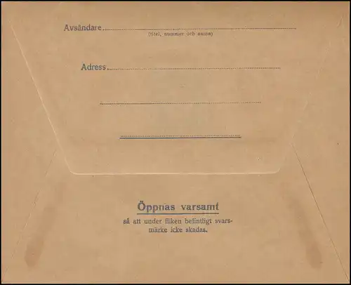 Militärpost MILITÄRBREV FÄLTPOST Zudruck Observera, ** postfrisch