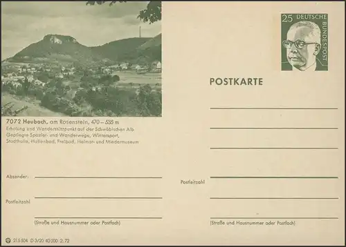 P107-D03/020 7072 Heubach/Württemberg am Rosenstein **