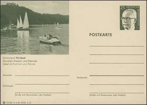 P107-D06/043 Ferienbad Waldeck, Diemelsee/Edersee **