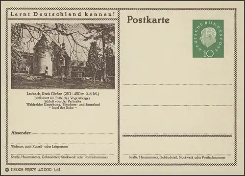 P053-93/579 Laubach, Kreis Giessen, Schlosswachsfahrt **