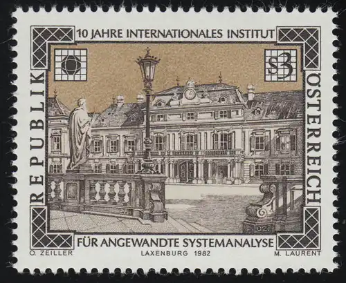1720 10 Jahre Institut für angewandte Systemanalyse, Schloss Laxenburg, 3 S, **