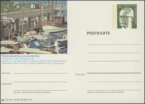 P109-a05/032 Mer du Nord-bad Horumersiel-Schillig, port **