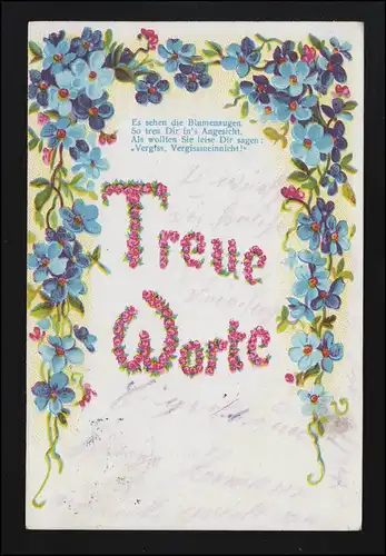 AK "Mots fidèles" Bollings violettes N'oubliez pas, HAVIXBECK 23.9.04