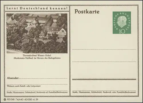 P042-74/440 Wanne-Eickel, Modernes Heilbad **