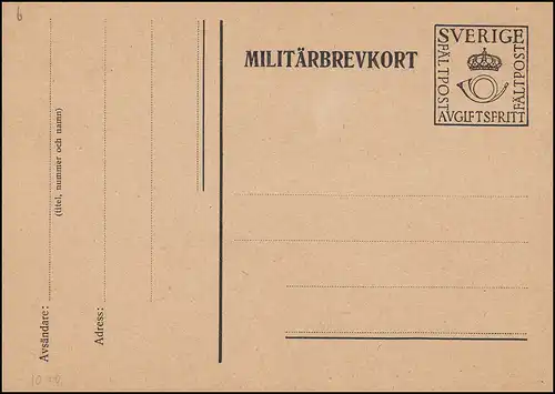 Poste militaire BRETOUR MILITAIRE DE FALTPOST sans pression, **